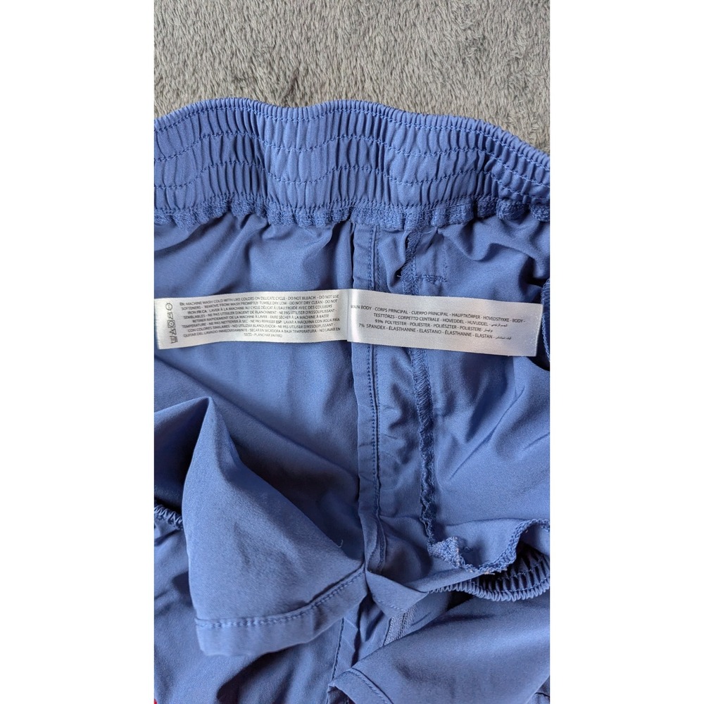 AriatTEK‎ Women's XL Blue Running Shorts NWOT Zip Pockets Elastic Waist Gym - Picture 5 of 7